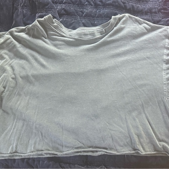 Free People Gray Short Sleeve Tee - Picture 1 of 3